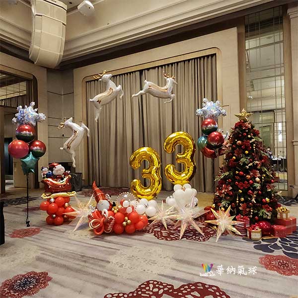 美福飯店聖誕佈置